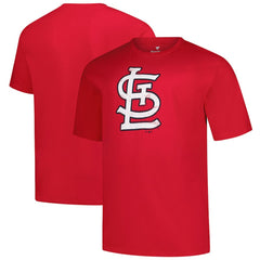 St. Louis Cardinals Profile Big & Tall Weathered Logo T-Shirt - Red
