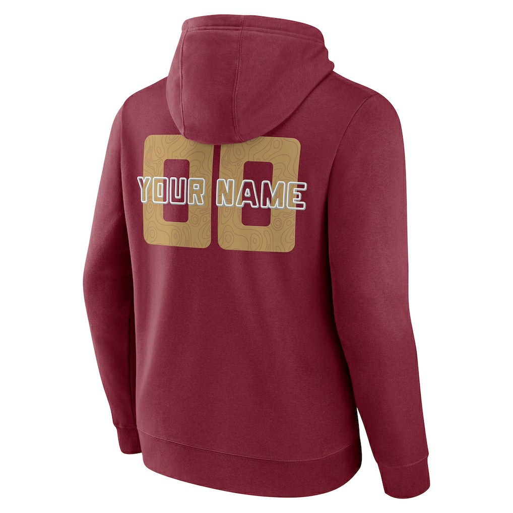 Cleveland Cavaliers Stellar Personalized Name & Number Pullover Hoodie sale - Wine for sale