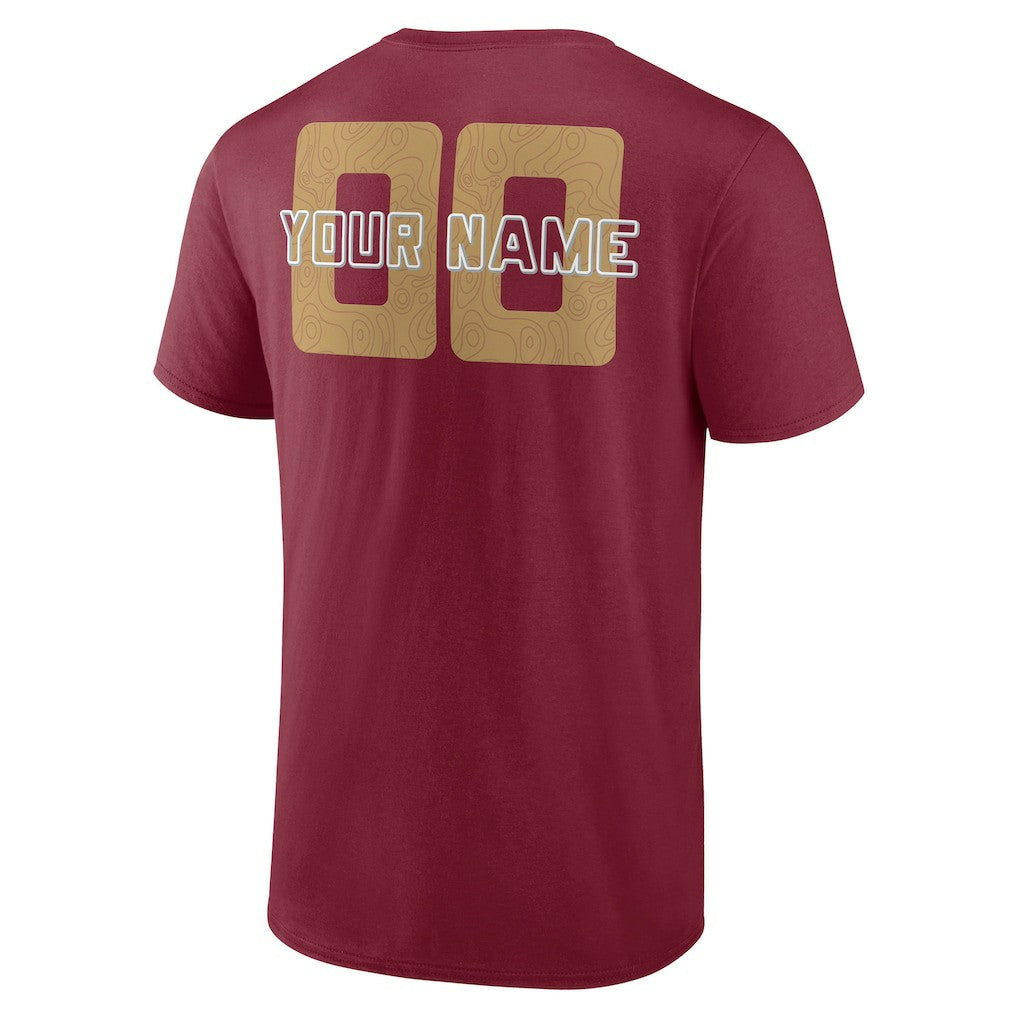 Cleveland Cavaliers Stellar Personalized Name & Number T-Shirt sale - Wine discount
