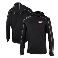 Carolina Hurricanes Columbia Omni-Wick Shotgun Long Sleeve Hoodie T-Shirt Black