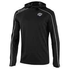 Los Angeles Kings Columbia Omni-Wick Shotgun Long Sleeve Hoodie T-Shirt Black
