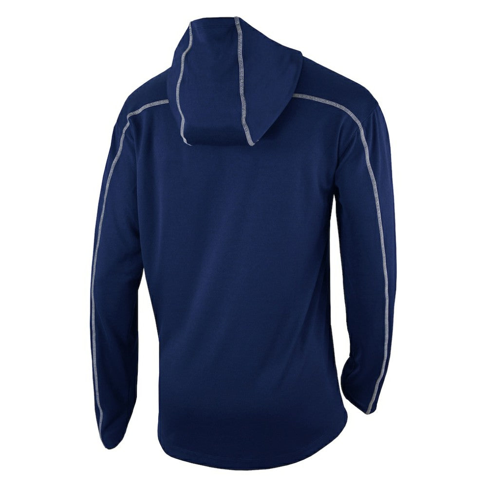 Washington Capitals Columbia Omni-Wick Shotgun Long Sleeve Hoodie T-Shirt Navy
