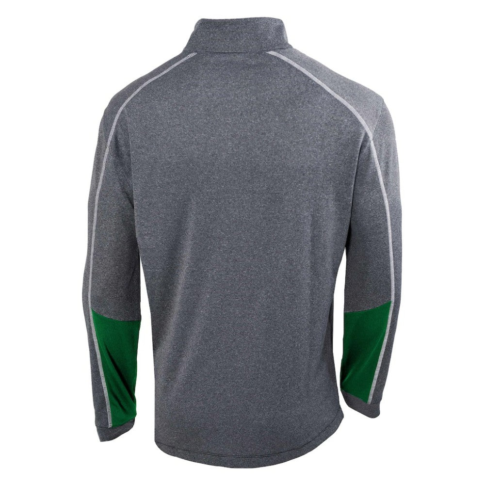 Dallas Stars Columbia Omni-Wick Shotgun 2.0 Quarter-Zip Pullover Top Gray/Green