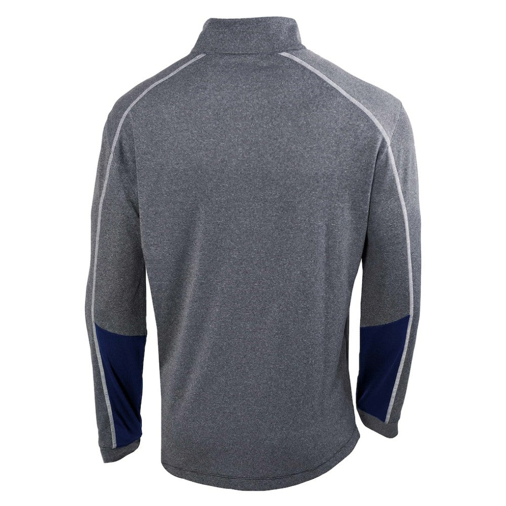 Nashville Predators Columbia Omni-Wick Shotgun 2.0 Quarter-Zip Pullover Top Gray/Navy