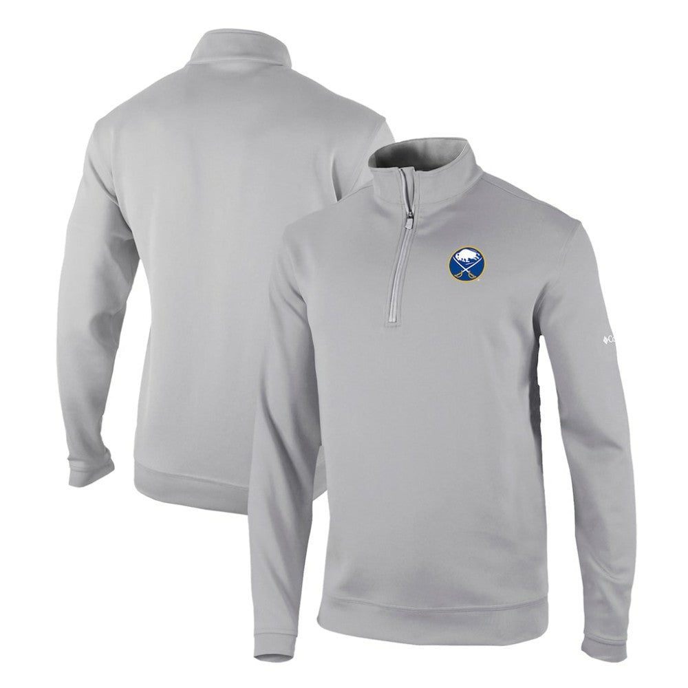 Buffalo Sabres Columbia Omni-Wick Wickhams Hills Half-Zip Pullover Top Gray