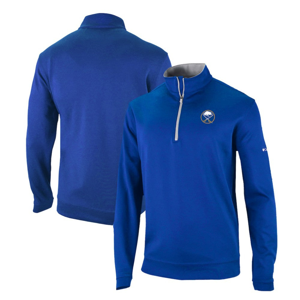 Buffalo Sabres Columbia Omni-Wick Wickhams Hills Half-Zip Pullover Top Royal