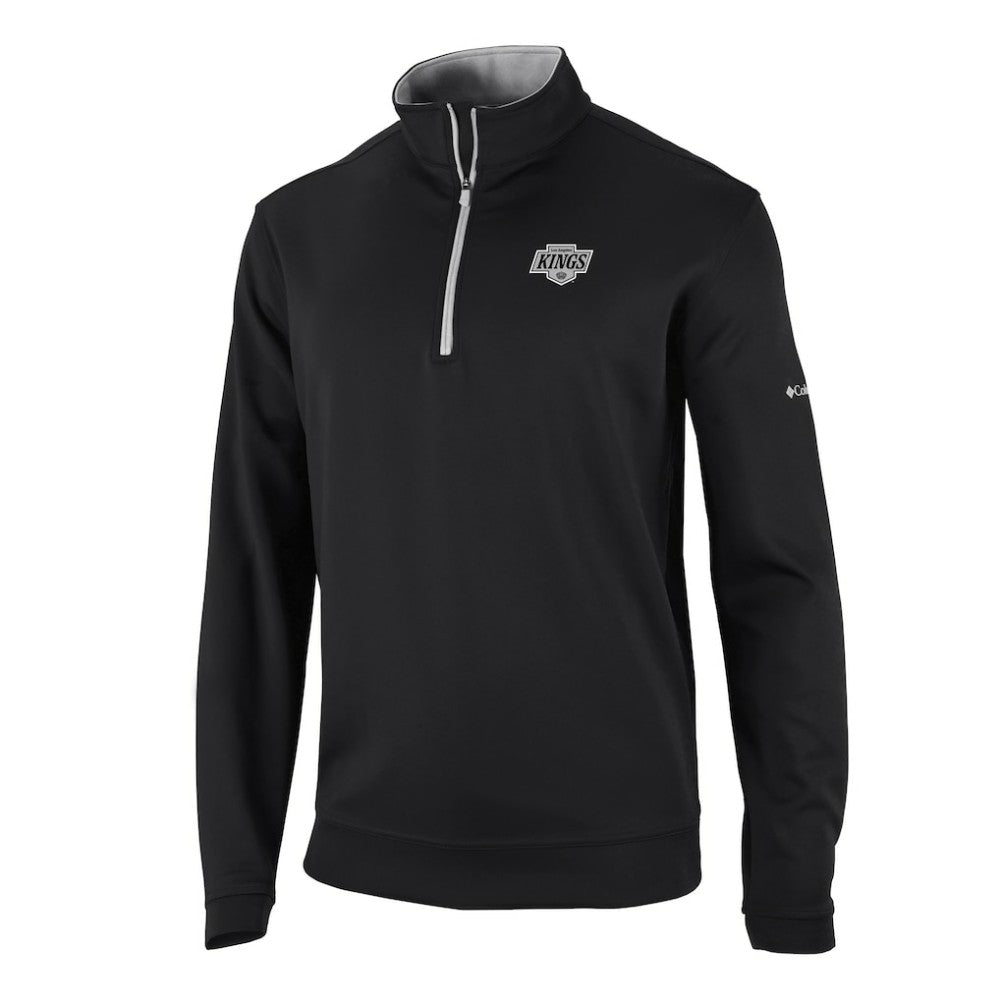 Los Angeles Kings Columbia Omni-Wick Wickhams Hills Half-Zip Pullover Top Black