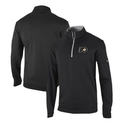 Philadelphia Flyers Columbia Omni-Wick Wickhams Hills Half-Zip Pullover Top Black