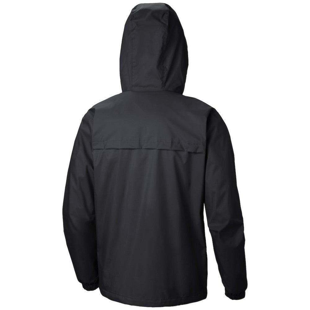 Detroit Red Wings Columbia Oroville Creek Lightweight Full-Zip Windbreaker Jacket Black