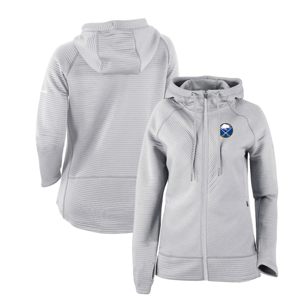 Buffalo Sabres Columbia Women's Omni-Wick Pack It Up Full-Zip Jacket Gray