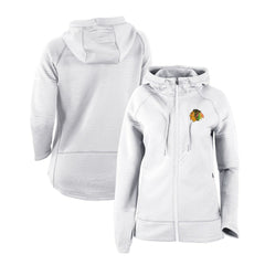 Chicago Blackhawks Columbia Women's Omni-Wick Pack It Up Full-Zip Jacket White