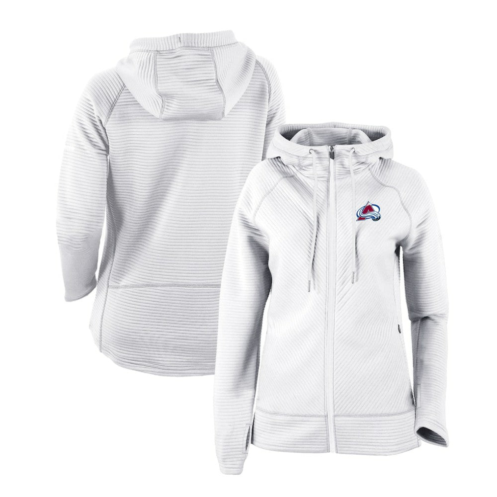 Colorado Avalanche Columbia Women's Omni-Wick Pack It Up Full-Zip Jacket White