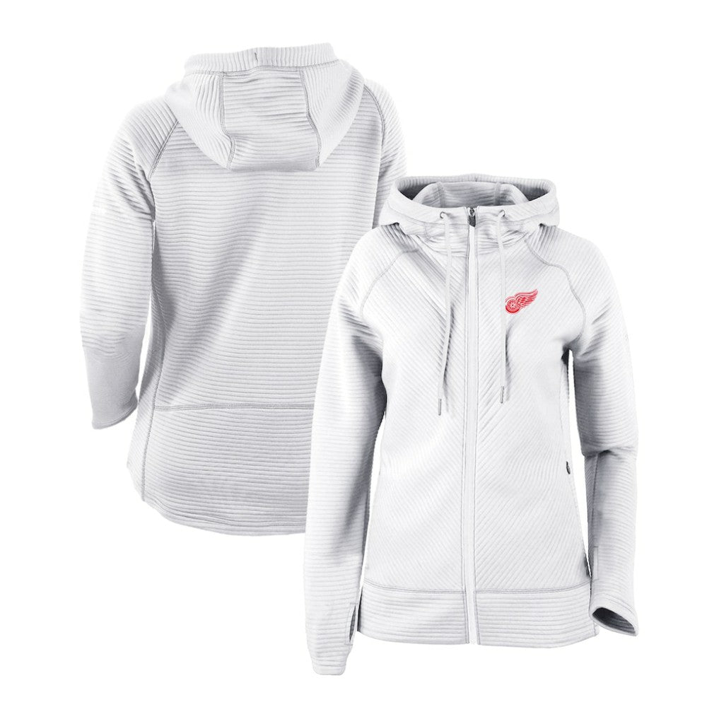 Detroit Red Wings Columbia Women's Omni-Wick Pack It Up Full-Zip Jacket White