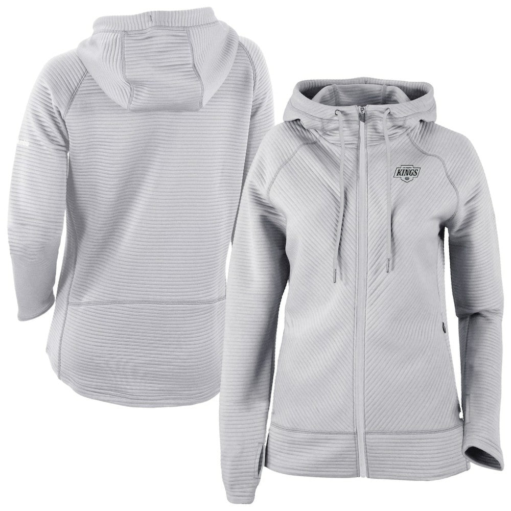 Los Angeles Kings Columbia Women's Omni-Wick Pack It Up Full-Zip Jacket Gray