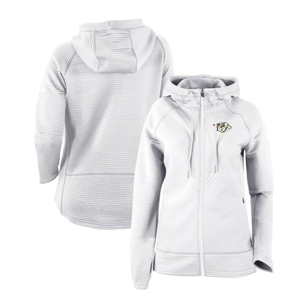 Nashville Predators Columbia Women's Omni-Wick Pack It Up Full-Zip Jacket White