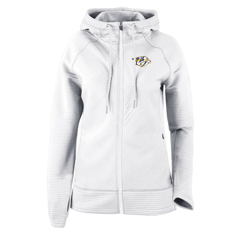 Nashville Predators Columbia Women's Omni-Wick Pack It Up Full-Zip Jacket White