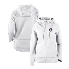 New York Islanders Columbia Women's Omni-Wick Pack It Up Full-Zip Jacket White