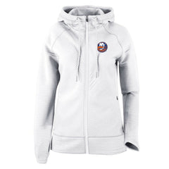 New York Islanders Columbia Women's Omni-Wick Pack It Up Full-Zip Jacket White