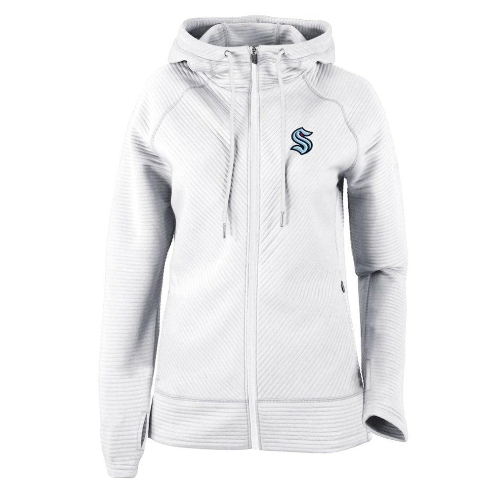 Seattle Kraken Columbia Women's Omni-Wick Pack It Up Full-Zip Jacket White