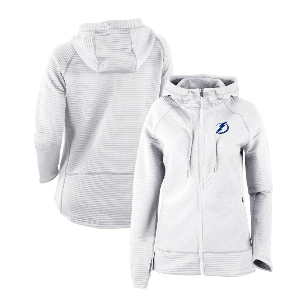 Tampa Bay Lightning Columbia Women's Omni-Wick Pack It Up Full-Zip Jacket White