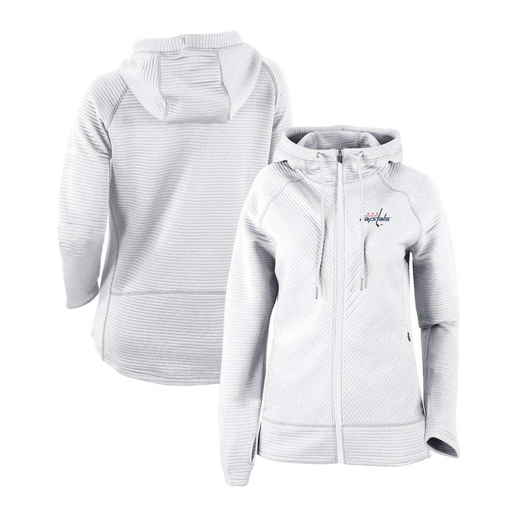 Washington Capitals Columbia Women's Omni-Wick Pack It Up Full-Zip Jacket White