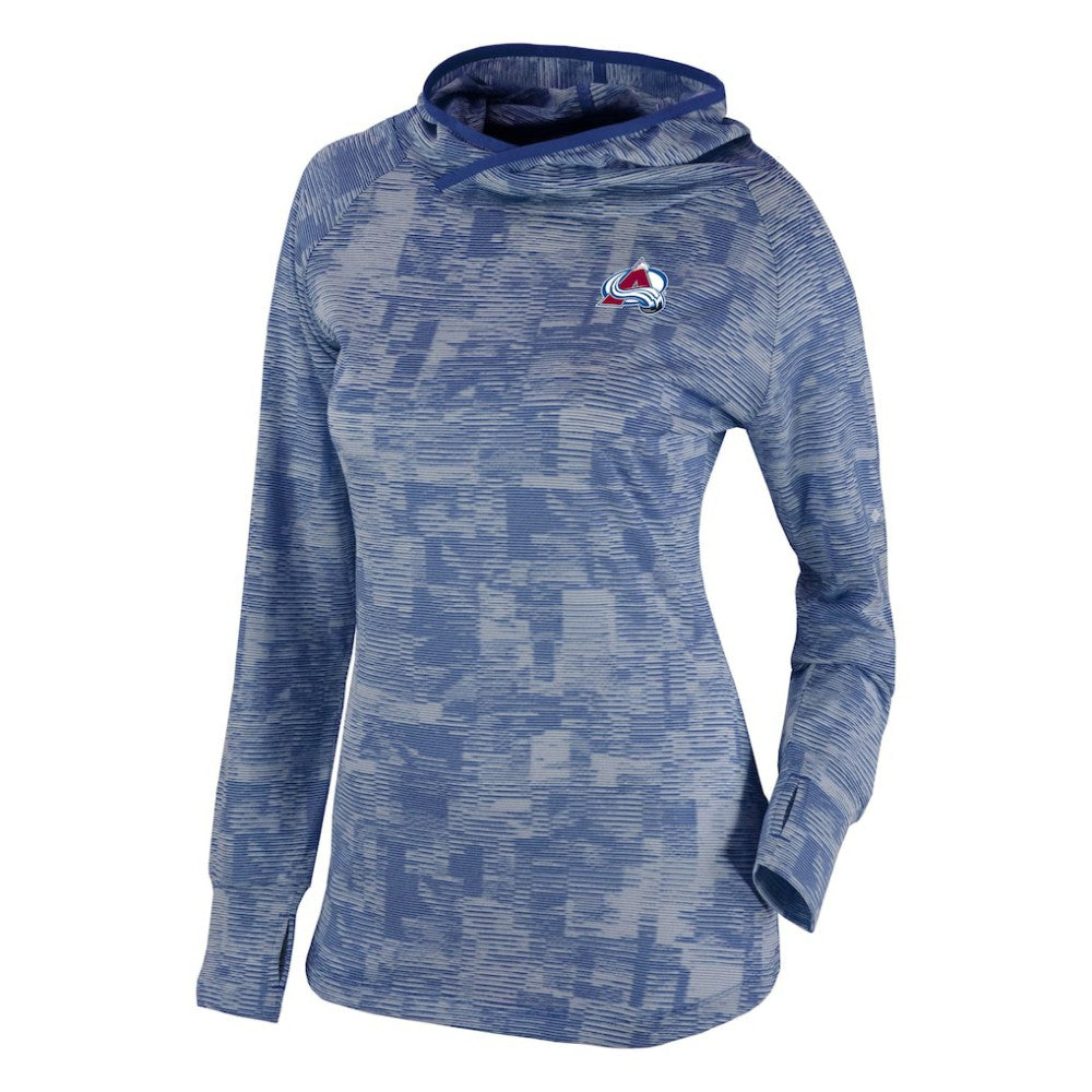 Colorado Avalanche Columbia Women's Omni-Wick Sunday Ball Pullover Hoodie Navy