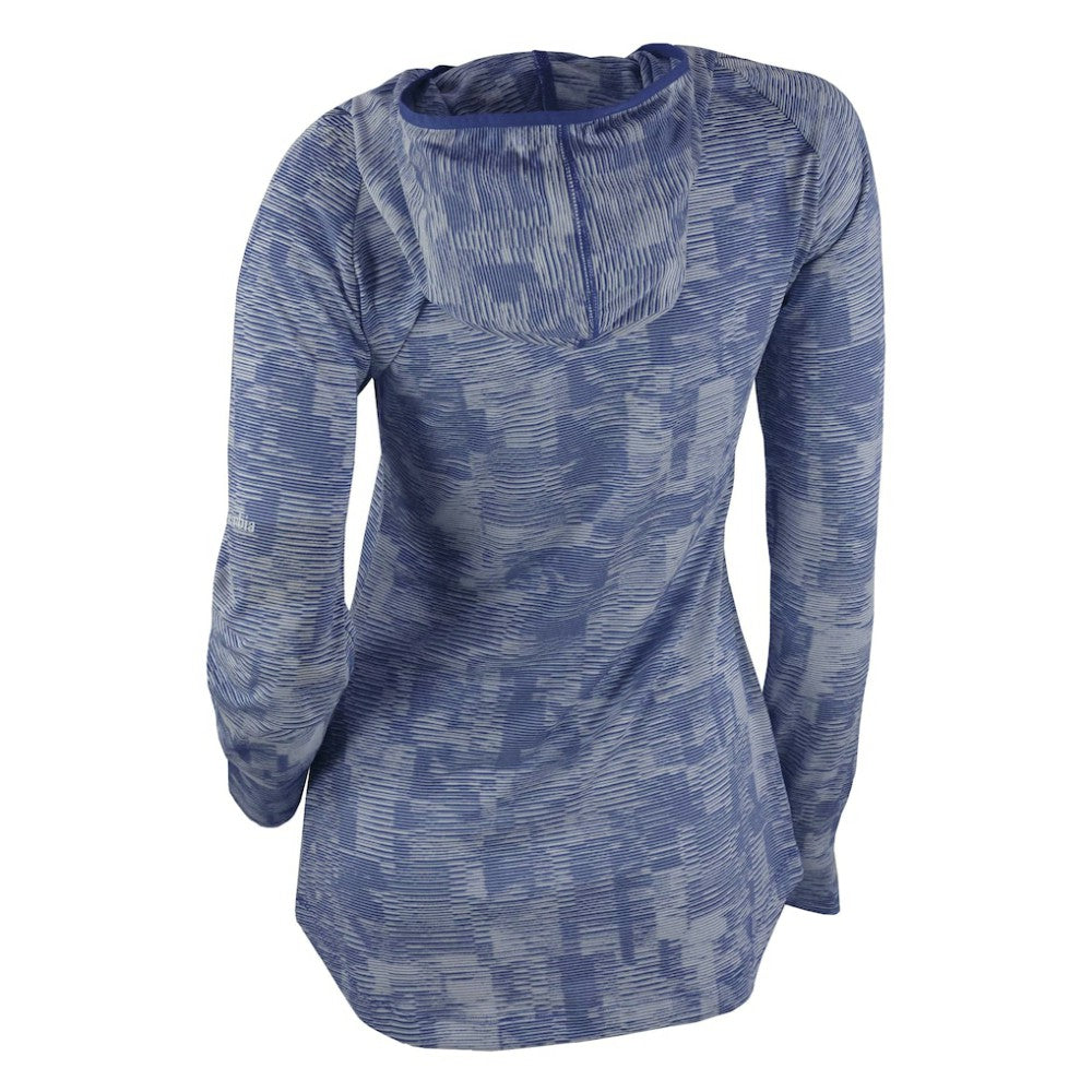 Columbus Blue Jackets Columbia Women's Omni-Wick Sunday Ball Pullover Hoodie Navy