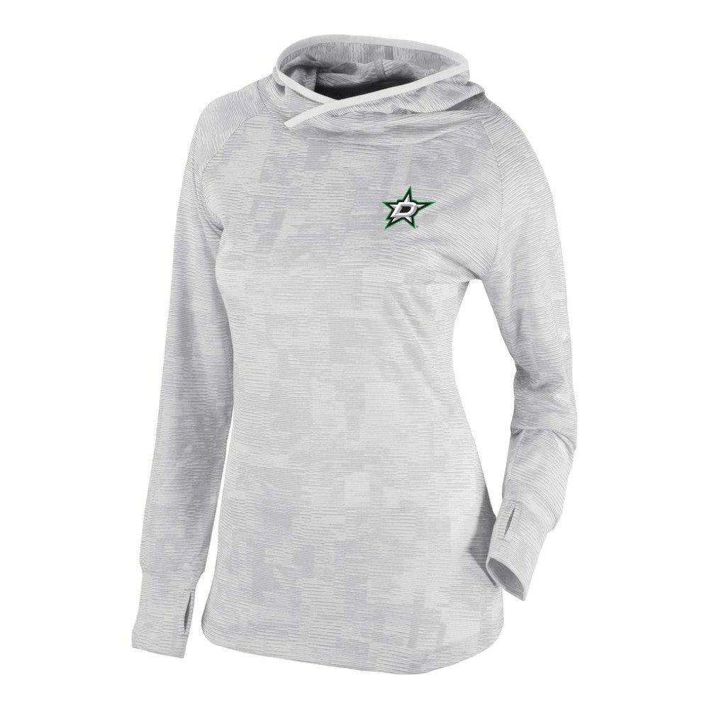 Dallas Stars Columbia Women's Omni-Wick Sunday Ball Pullover Hoodie White
