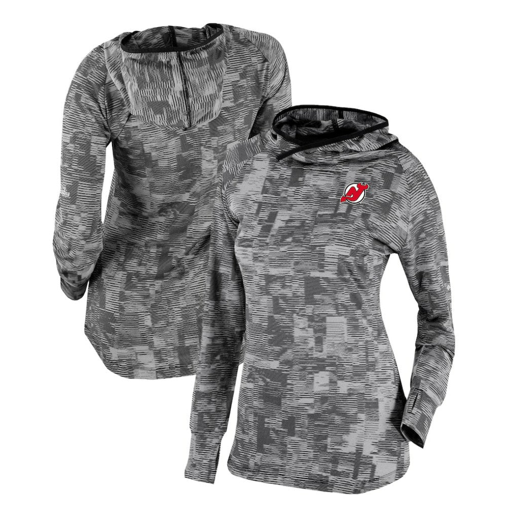 New Jersey Devils Columbia Women's Omni-Wick Sunday Ball Pullover Hoodie Black