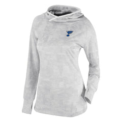 St. Louis Blues Columbia Women's Omni-Wick Sunday Ball Pullover Hoodie White