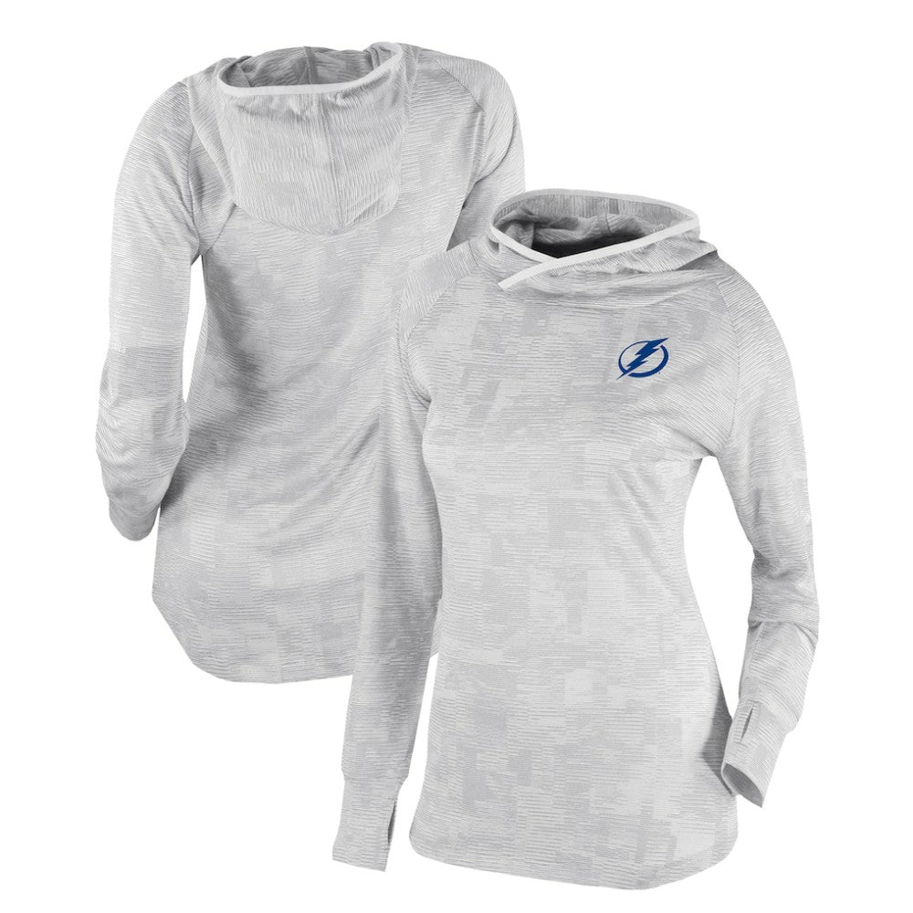 Tampa Bay Lightning Columbia Women's Omni-Wick Sunday Ball Pullover Hoodie White