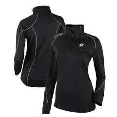 Dallas Stars Columbia Women's Omni-Wick Shotgun 2.0 Quarter-Zip Pullover Top Black