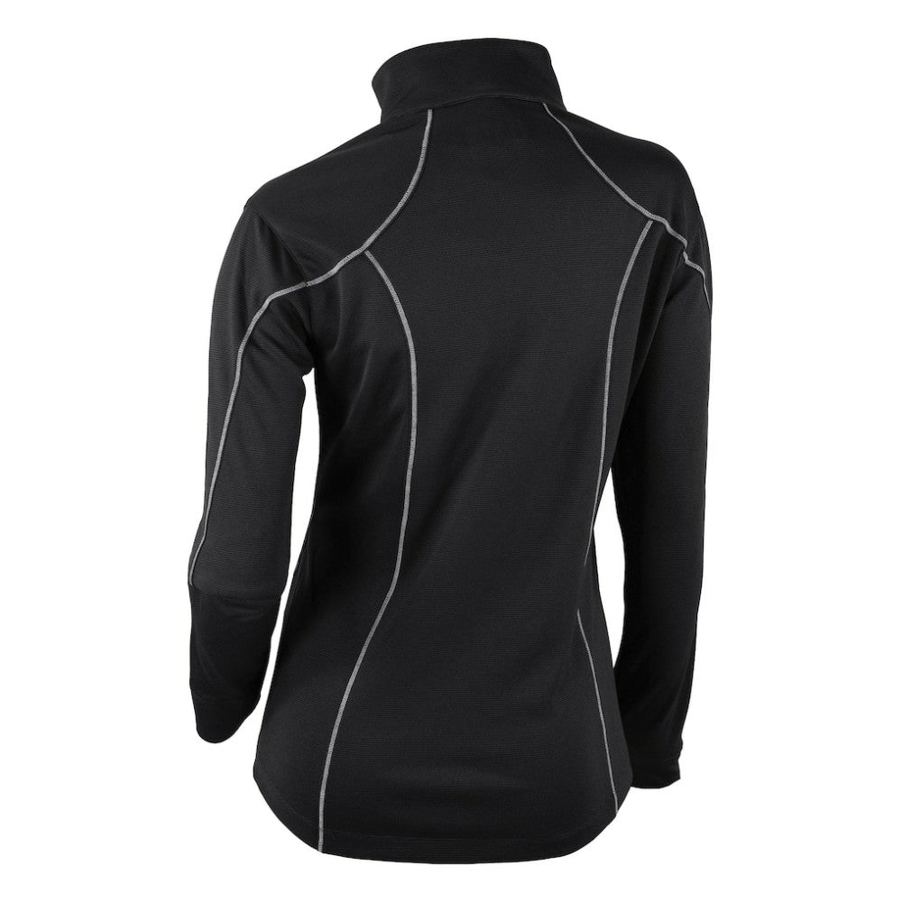Minnesota Wild Columbia Women's Omni-Wick Shotgun 2.0 Quarter-Zip Pullover Top Black