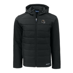 Baltimore Ravens Cutter & Buck Helmet Evoke Hybrid Eco Softshell Recycled Full-Zip Hoodie Jacket - Black sale