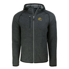 Green Bay Packers Cutter & Buck Helmet Mainsail Sweater-Knit Full-Zip Hoodie - Heather Charcoal discount