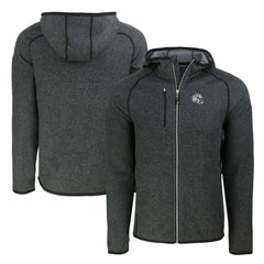 Indianapolis Colts Cutter & Buck Helmet Mainsail Sweater-Knit Full-Zip Hoodie - Heather Charcoal on sale