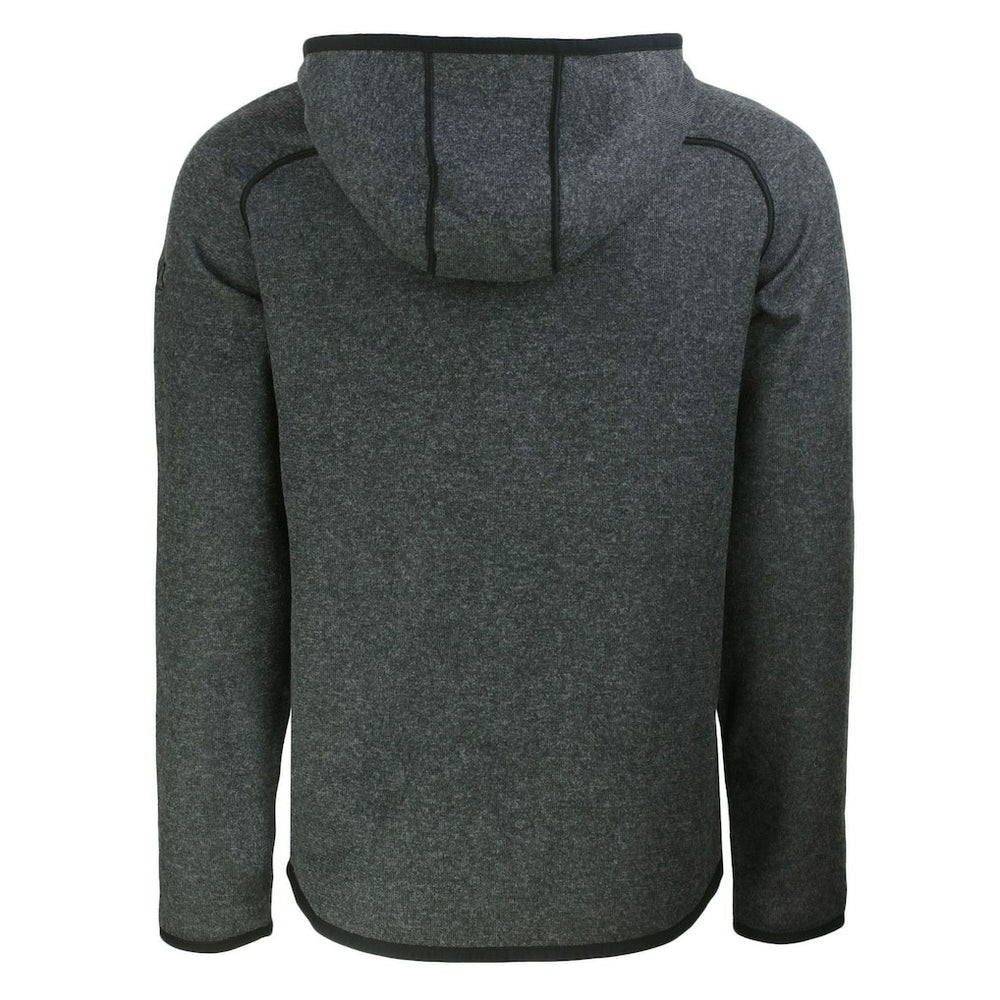Indianapolis Colts Cutter & Buck Helmet Mainsail Sweater-Knit Full-Zip Hoodie - Heather Charcoal on sale