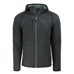 Pittsburgh Steelers Cutter & Buck Helmet Mainsail Sweater-Knit Full-Zip Hoodie - Heather Charcoal outlet