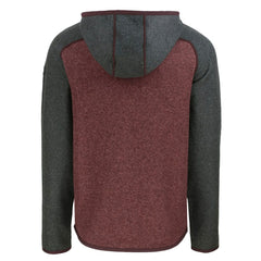 Washington Commanders Cutter & Buck Helmet Mainsail Sweater-Knit Full-Zip Hoodie - Burgundy/Heather Charcoal discount