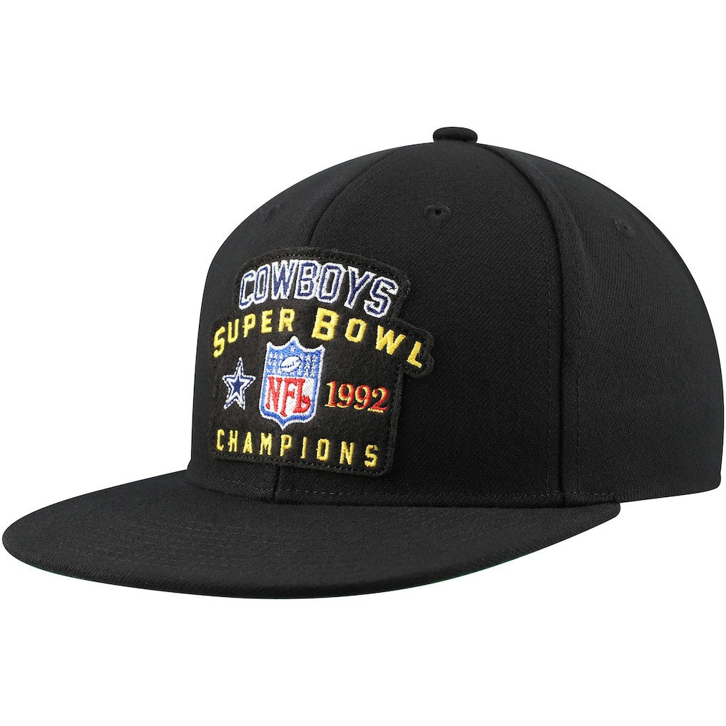 Dallas Cowboys 1992 NFL Super Bowl Champions Snapback Hat - Black cheap