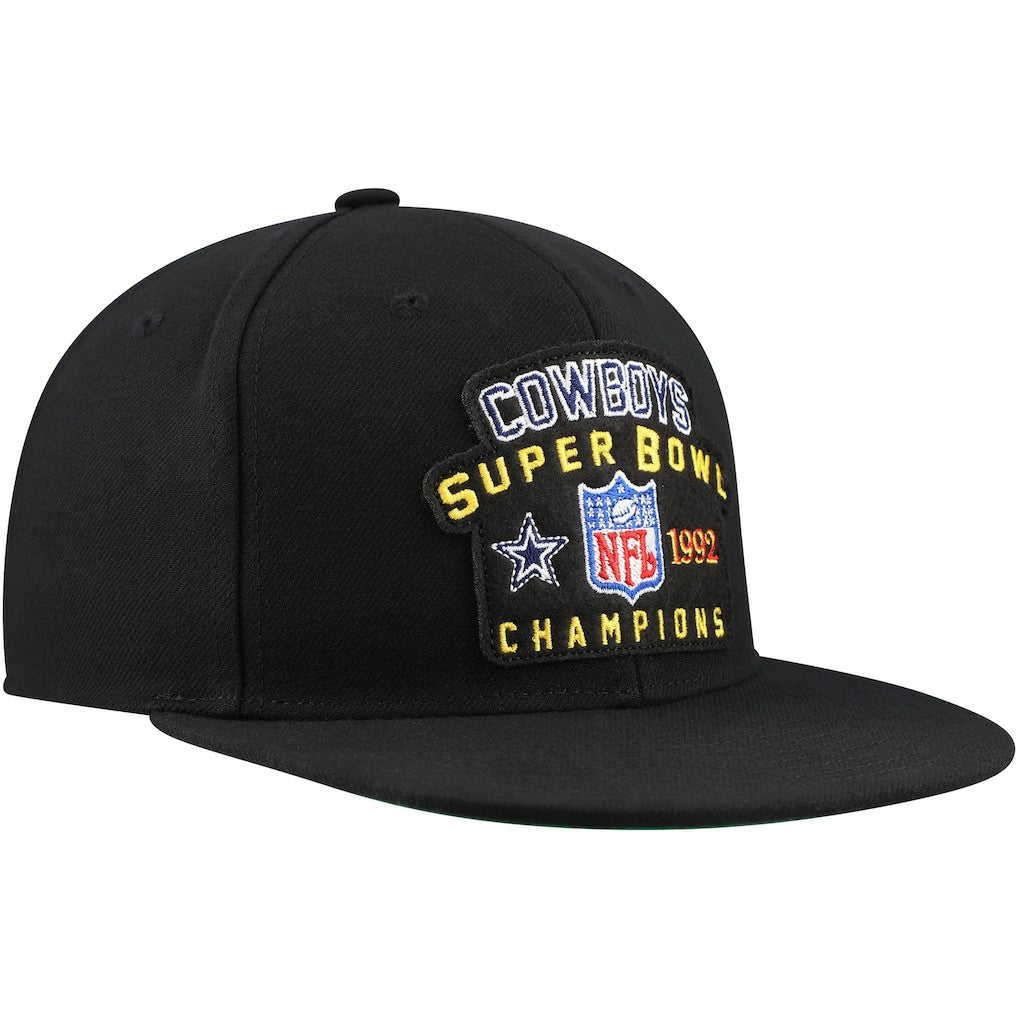 Dallas Cowboys 1992 NFL Super Bowl Champions Snapback Hat - Black cheap