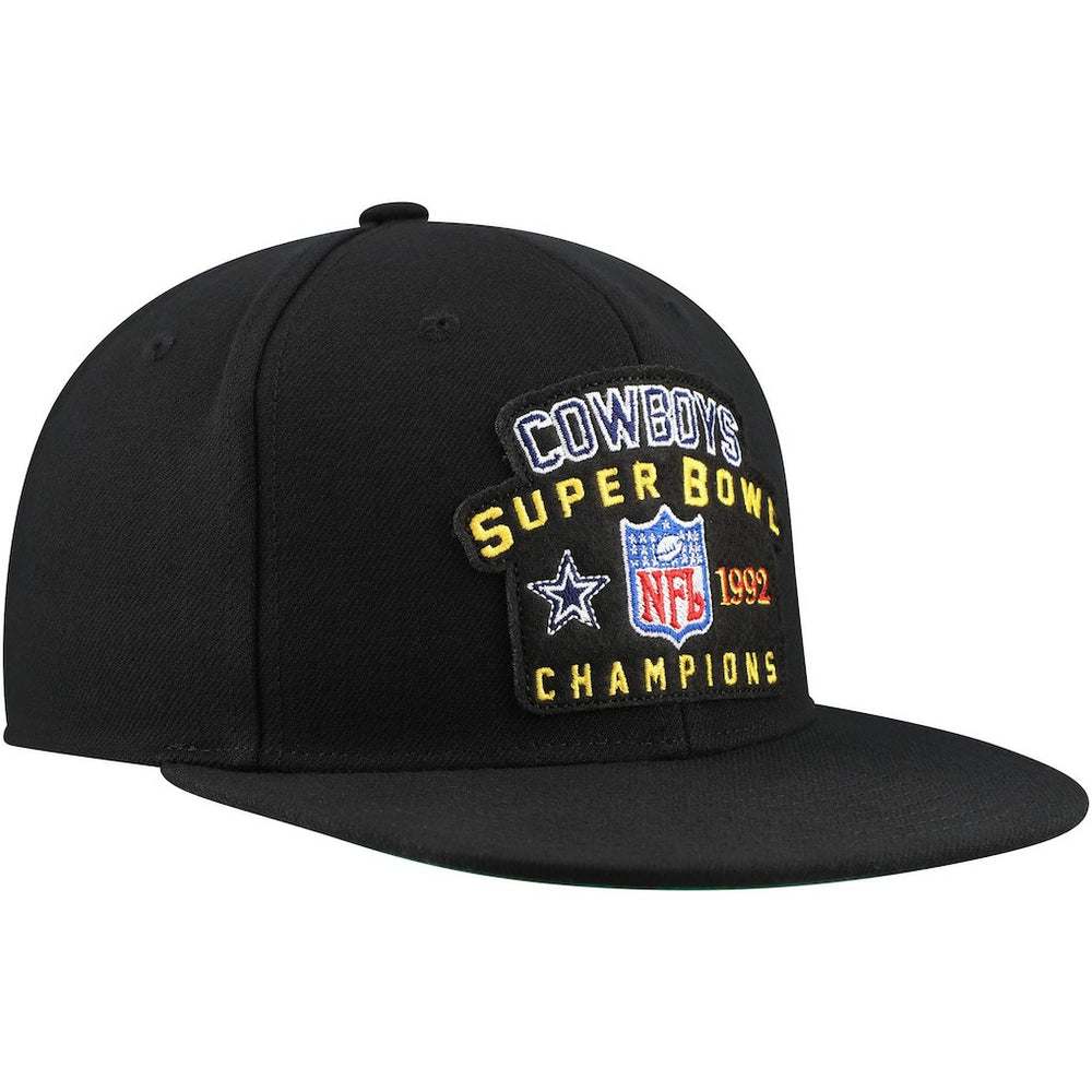 Dallas Cowboys 1992 NFL Super Bowl Champions Snapback Hat - Black cheap