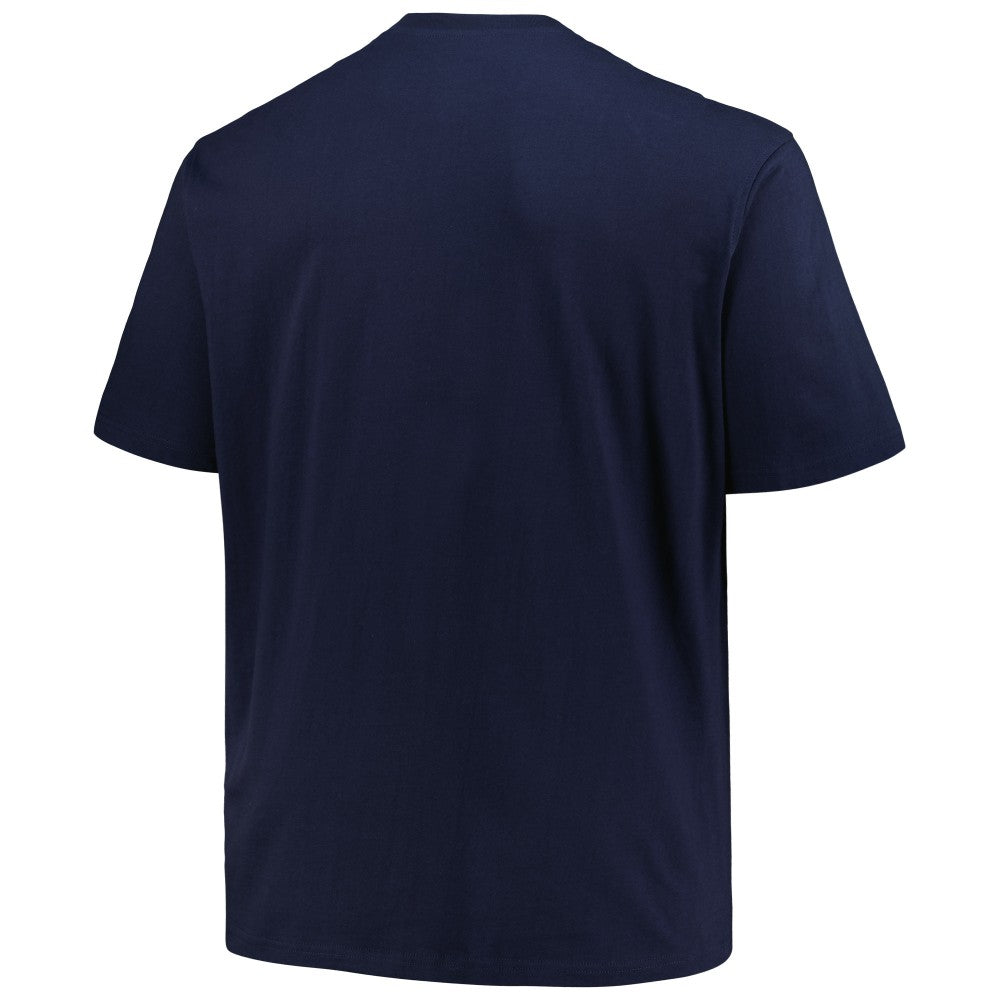 Milwaukee Brewers Profile Big & Tall Heart & Soul T-Shirt - Navy