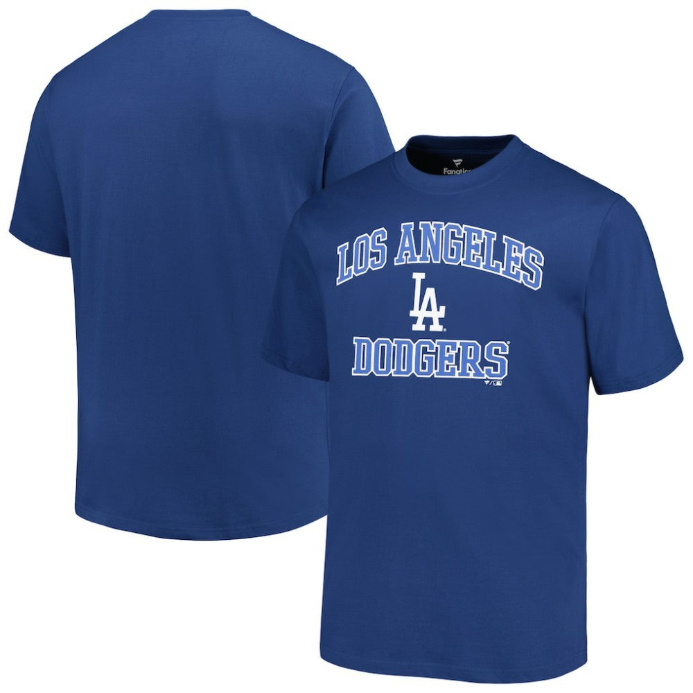 Los Angeles Dodgers Profile Big & Tall Heart & Soul T-Shirt - Royal