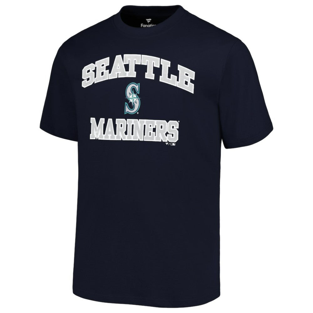 Seattle Mariners Profile Big & Tall Heart & Soul T-Shirt - Navy