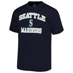 Seattle Mariners Profile Big & Tall Heart & Soul T-Shirt - Navy