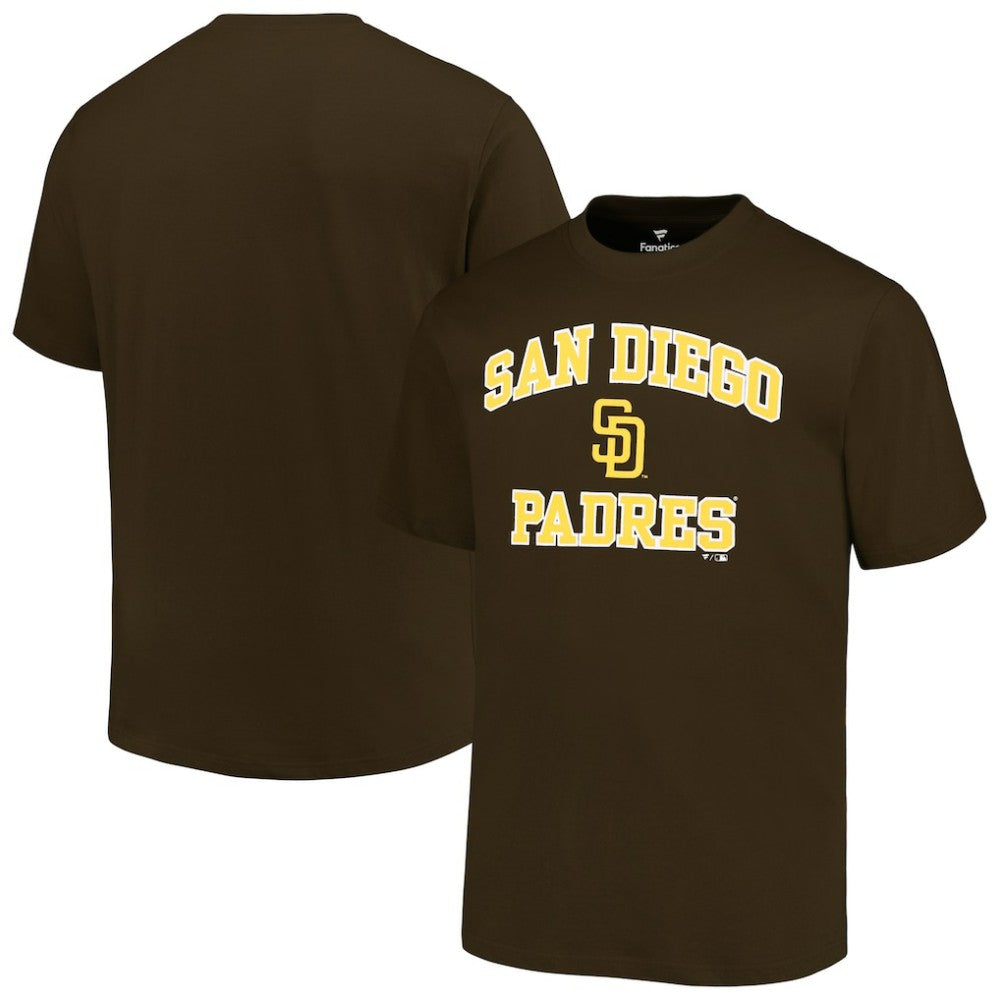San Diego Padres Profile Big & Tall Heart & Soul T-Shirt - Brown