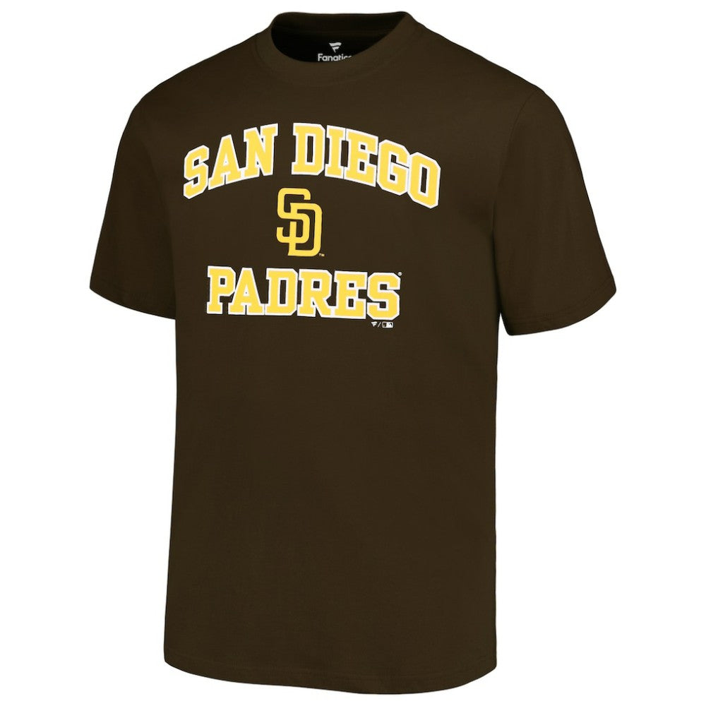 San Diego Padres Profile Big & Tall Heart & Soul T-Shirt - Brown