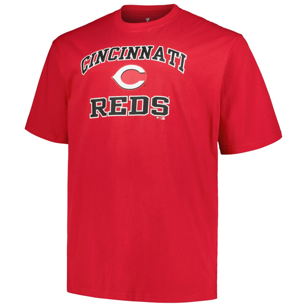Cincinnati Reds Profile Big & Tall Heart & Soul T-Shirt - Red
