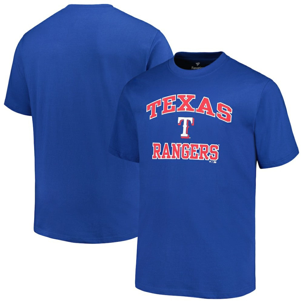 Texas Rangers Profile Big & Tall Heart & Soul T-Shirt - Royal